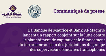 La Banque de Maurice et Bank Al-Maghrib lancent un rapport conjoint 
