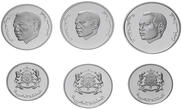  Series of 6 Moroccan coins issued in 2011(SILVER Proof)