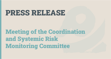  Eighteenth meeting of the Coordination and Systemic Risk Monitoring Committee
