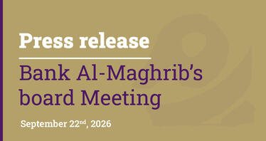 Bank Al-Maghrib's Board Meeting - September 22, 2026