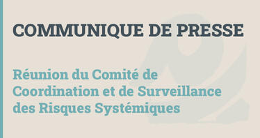 Seizième réunion du Comité de Coordination et de Surveillance des Risques Systémiques (CCSRS)