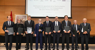 Signature de la Charte relative au financement et à l’accompagnement des Très Petites Entreprises (TPE)