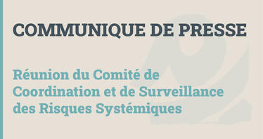 Vingt-troisième réunion du Comité de Coordination et de Surveillance des Risques Systémiques