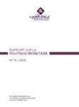 Rapport sur la politique monétaire - 2025