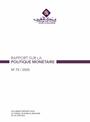 Rapport sur la politique monétaire - 2025