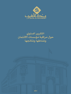 التقرير السنوي حول مراقبة مؤسسات الائتمان ونشاطها ونتائجها - 2013