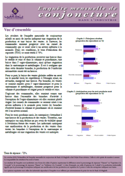 Enquête mensuelle de conjoncture dans l’industrie - 2019