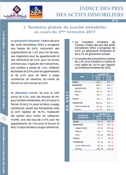 Indice des prix des actifs immobiliers - 2017