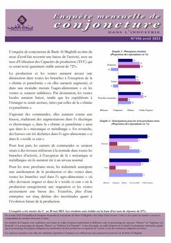 Enquête mensuelle de conjoncture dans l’industrie - 2023