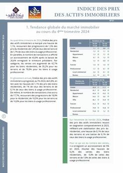 Indice des prix des actifs immobiliers - 2024