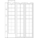 54-compartment sheets for coins, up to 20mm diameter